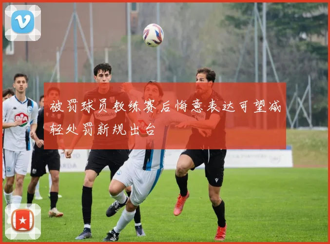 被罚球员教练赛后悔意表达可望减轻处罚新规出台